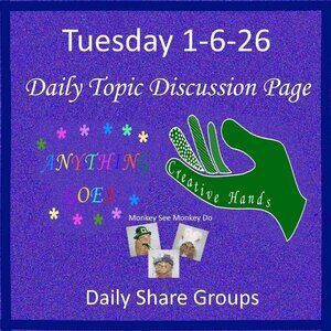 Tuesday 1-6-2026 Share Groups - Part Two - Daily Topic Discussion